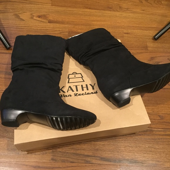 NWT Kathy Van Zeeland Black Boot NWT - Picture 7 of 8